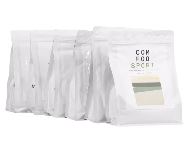 ComFoo Sport måltidsersättning, förpackning